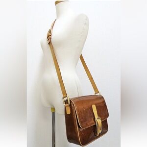 Louis Vuitton Tan and Brown Crossbody Bag